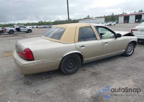 2000 Mercury Grand Marquis Gs z USA, uszkodzony, nr VIN 2MEFM74W5YX625401
